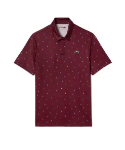 Polo Imprime Homme Golf En Polyester Recycle | Lacoste Best