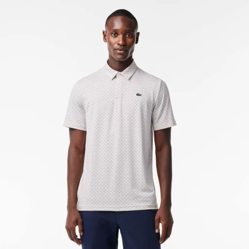 Polo Imprime Homme Golf En Polyester Recycle | Lacoste Store