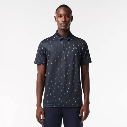 Polo Imprime Homme Golf En Polyester Recycle | Lacoste Shop