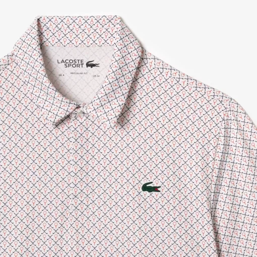 Polo Imprime Homme Golf En Polyester Recycle | Lacoste Store