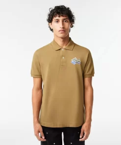 Polo L.12.12 En Petit Pique De Coton Avec Badges | Lacoste Outlet