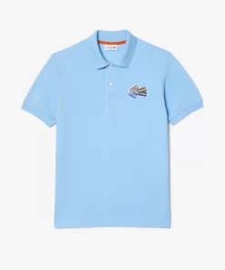 Polo L.12.12 En Petit Pique De Coton Avec Badges | Lacoste Discount