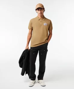 Polo L.12.12 En Petit Pique De Coton Avec Badges | Lacoste Outlet