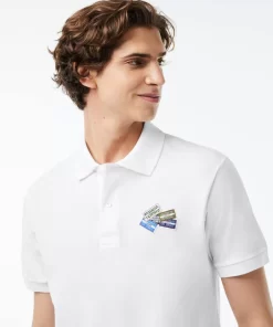 Polo L.12.12 En Petit Pique De Coton Avec Badges | Lacoste Store