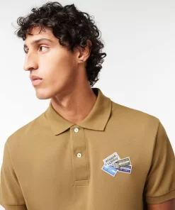 Polo L.12.12 En Petit Pique De Coton Avec Badges | Lacoste Outlet