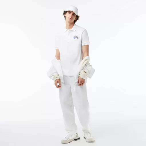 Polo L.12.12 En Petit Pique De Coton Avec Badges | Lacoste Store