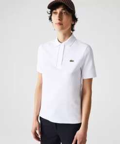 Polo Regular Fit En Coton Biologique Raye | Lacoste Fashion