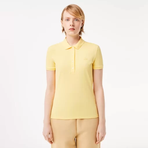 Polo Slim Fit En Pique De Coton Stretch | Lacoste Discount