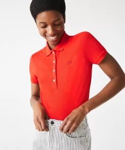 Polo Slim Fit En Pique De Coton Stretch | Lacoste Hot