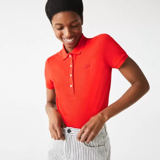 Polo Slim Fit En Pique De Coton Stretch | Lacoste Hot