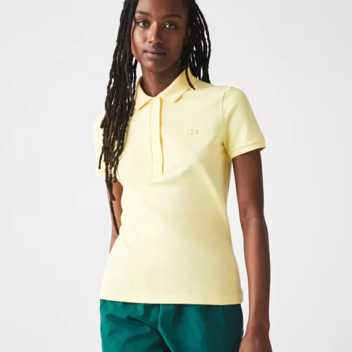 Polo Slim Fit En Pique De Coton Stretch | Lacoste Discount