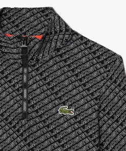 Polo Manches Longues Col Zippe Imprime Sigle | Lacoste Best