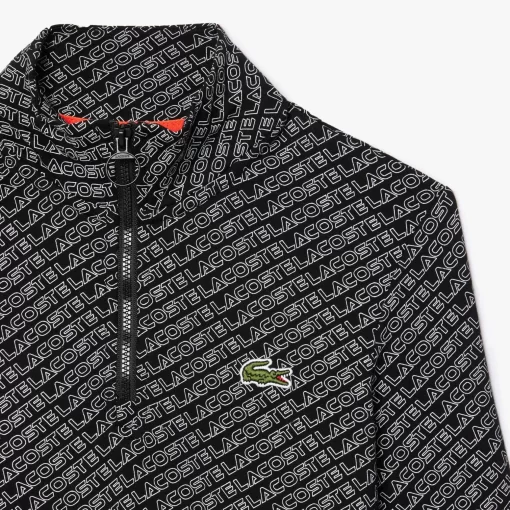 Polo Manches Longues Col Zippe Imprime Sigle | Lacoste Best