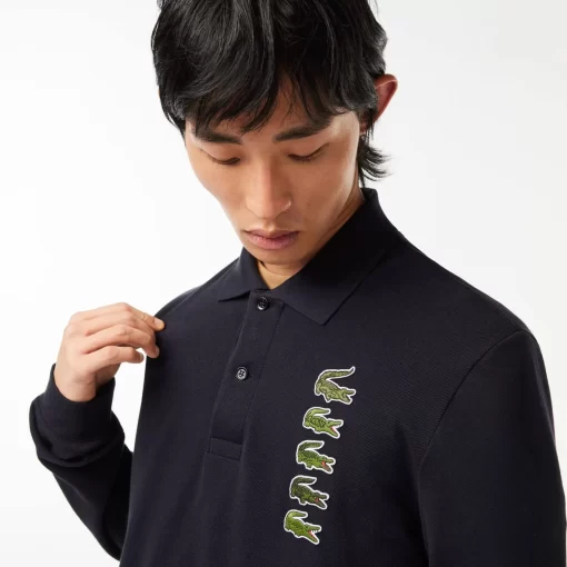 Polo Manches Longues Original L.12.12 Avec Badges Iconiques | Lacoste Hot