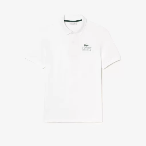 Polo Mini Pique Stretch Imprime Signature | Lacoste Cheap