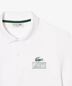 Polo Mini Pique Stretch Imprime Signature | Lacoste Cheap