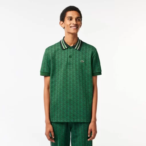 Polo Motif Monogramme Classic Fit A Col Contraste | Lacoste New