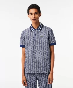 Polo Motif Monogramme Classic Fit A Col Contraste | Lacoste Shop