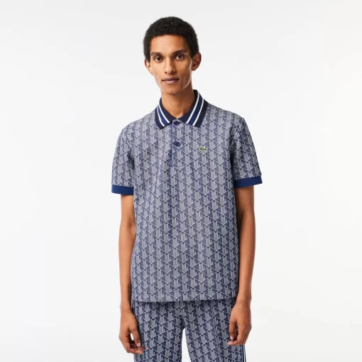 Polo Motif Monogramme Classic Fit A Col Contraste | Lacoste Shop