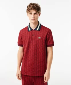 Polo Motif Monogramme Classic Fit A Col Contraste | Lacoste Store