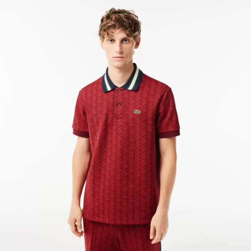 Polo Motif Monogramme Classic Fit A Col Contraste | Lacoste Store