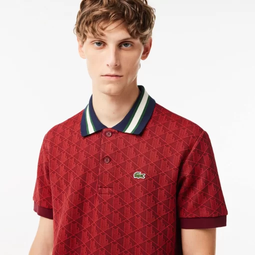 Polo Motif Monogramme Classic Fit A Col Contraste | Lacoste Store