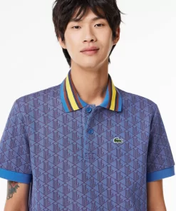 Polo Motif Monogramme Classic Fit A Col Contraste | Lacoste Cheap