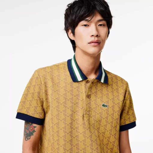 Polo Motif Monogramme Classic Fit A Col Contraste | Lacoste Shop