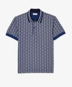 Polo Motif Monogramme Classic Fit A Col Contraste | Lacoste Shop