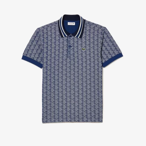 Polo Motif Monogramme Classic Fit A Col Contraste | Lacoste Shop