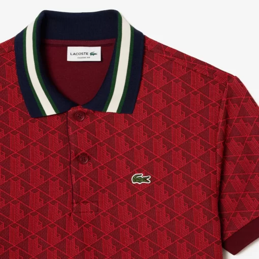 Polo Motif Monogramme Classic Fit A Col Contraste | Lacoste Store