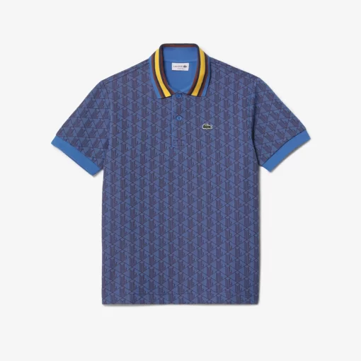 Polo Motif Monogramme Classic Fit A Col Contraste | Lacoste Cheap