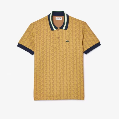 Polo Motif Monogramme Classic Fit A Col Contraste | Lacoste Shop