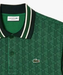 Polo Motif Monogramme Classic Fit A Col Contraste | Lacoste New