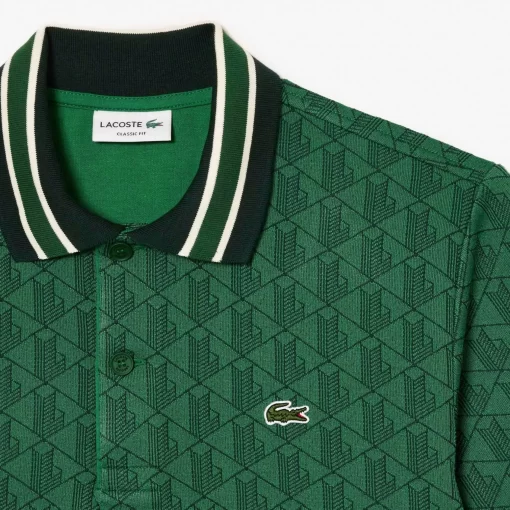 Polo Motif Monogramme Classic Fit A Col Contraste | Lacoste New