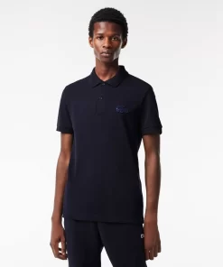 Polo Regular Fit Avec Badge Crocodile Matelasse | Lacoste Sale