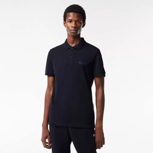 Polo Regular Fit Avec Badge Crocodile Matelasse | Lacoste Sale