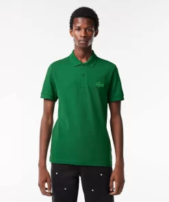 Polo Regular Fit Avec Badge Crocodile Matelasse | Lacoste Fashion