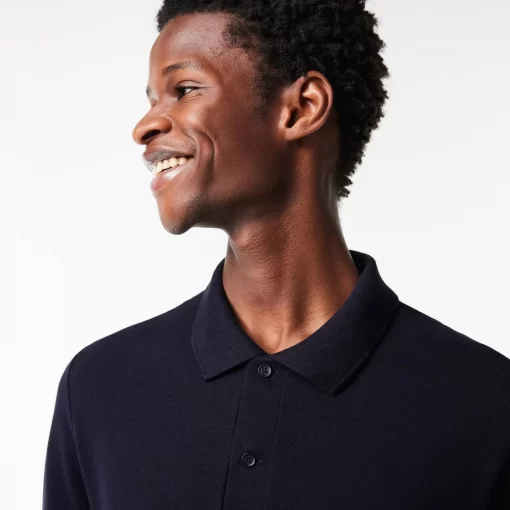 Polo Regular Fit Avec Badge Crocodile Matelasse | Lacoste Sale