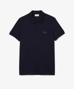 Polo Regular Fit Avec Badge Crocodile Matelasse | Lacoste Sale