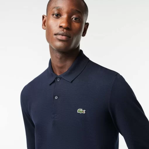 Polo Regular Fit Coton Polyester Manches Longues | Lacoste Fashion