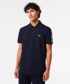 Polo Regular Fit Coton Stretch Bande Siglee | Lacoste Discount