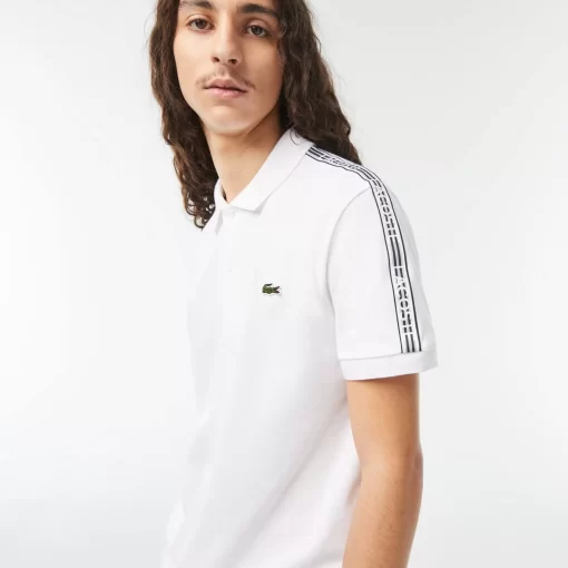 Polo Regular Fit Coton Stretch Bande Siglee | Lacoste New