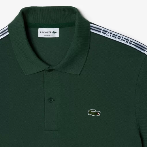 Polo Regular Fit Coton Stretch Bande Siglee | Lacoste Fashion