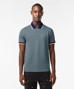 Polo Regular Fit Coton Stretch Pique Col Contraste | Lacoste Outlet