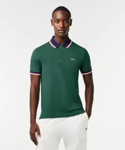 Polo Regular Fit Coton Stretch Pique Col Contraste | Lacoste Fashion