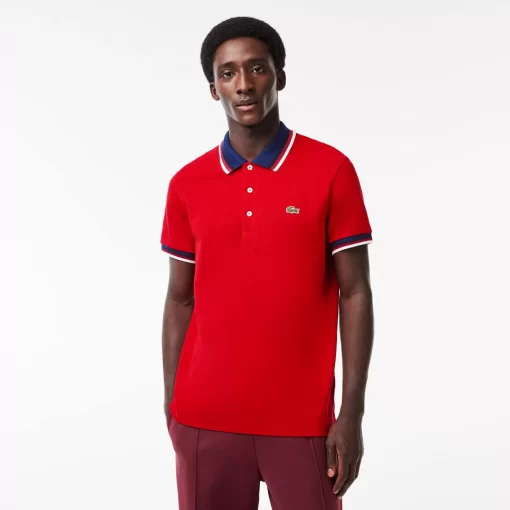 Polo Regular Fit Coton Stretch Pique Col Contraste | Lacoste Hot