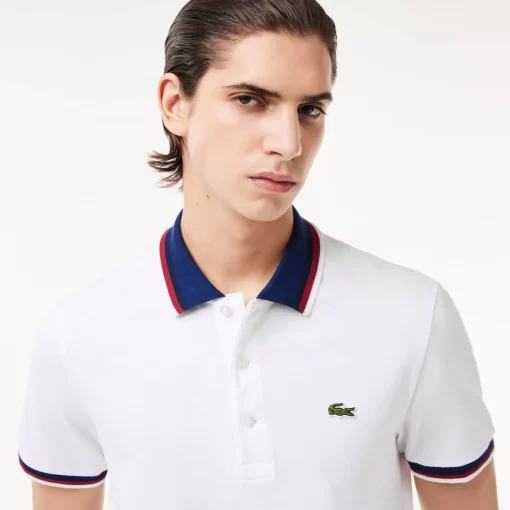 Polo Regular Fit Coton Stretch Pique Col Contraste | Lacoste Store