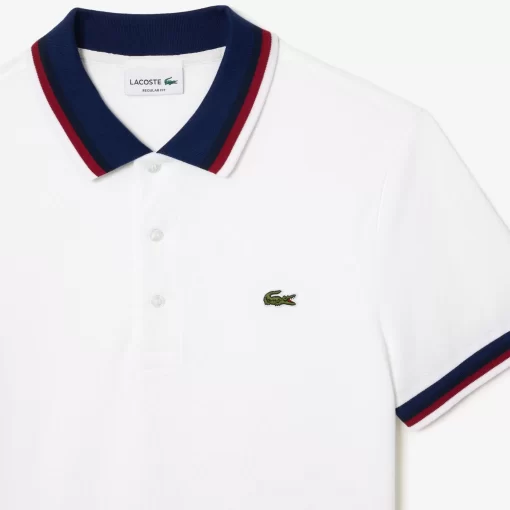 Polo Regular Fit Coton Stretch Pique Col Contraste | Lacoste Store