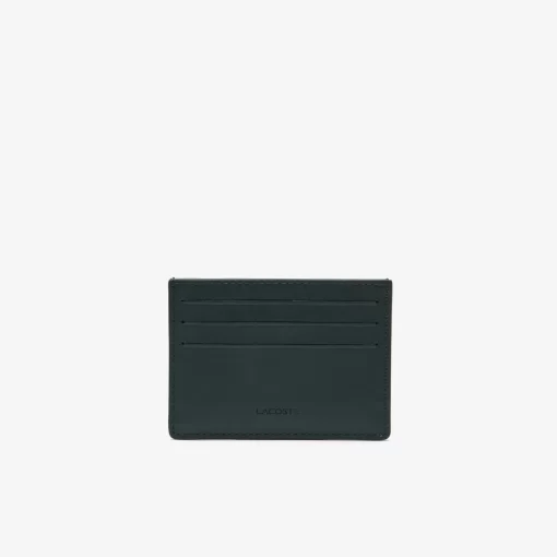 Porte-Cartes Avec Imprime Monogramme En Cuir | Lacoste New